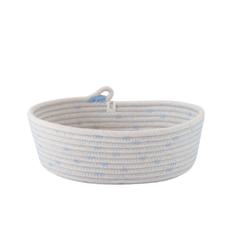 Essential Oval Basket - Bubblegum Blue Soft Serve Sprinkles (BSK103209PDW-XS) Main Image